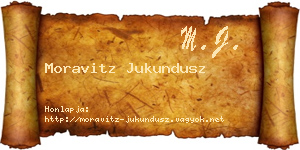 Moravitz Jukundusz névjegykártya